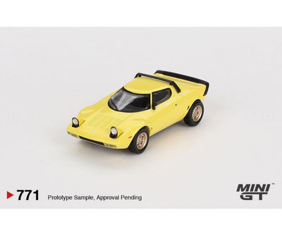 Mini GT #771 : Lancia Stratos HF Stradale Giallo Fly