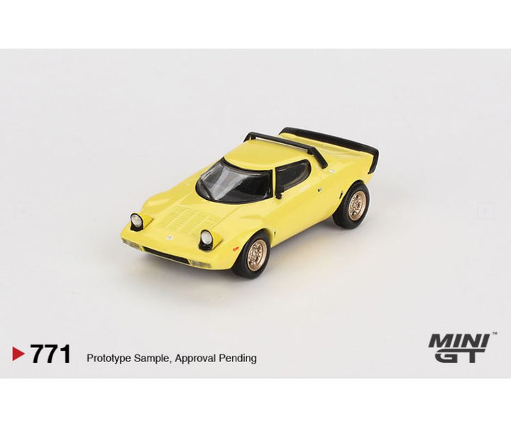 Mini GT #771 : Lancia Stratos HF Stradale Giallo Fly – Krazy