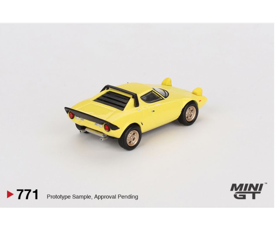 Mini GT #771 : Lancia Stratos HF Stradale Giallo Fly