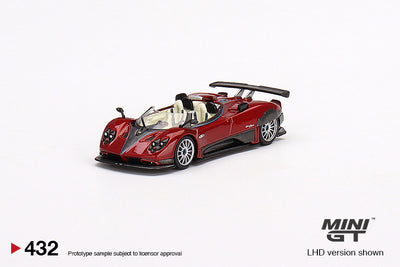 Mini GT Pagani Zonda HP Barchetta Rosso Dubai