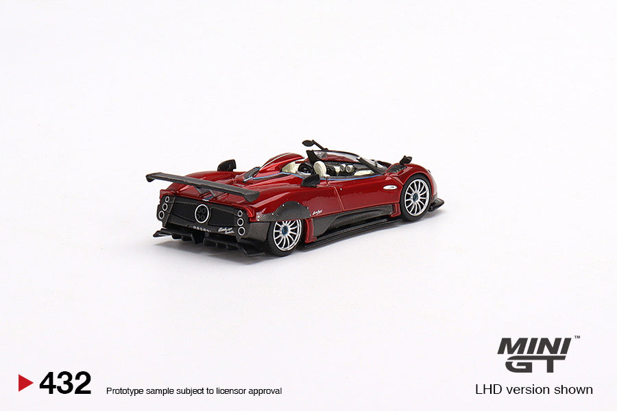 Mini GT Pagani Zonda HP Barchetta Rosso Dubai