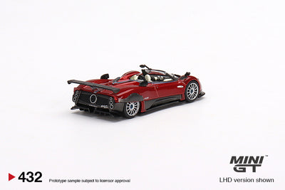Mini GT Pagani Zonda HP Barchetta Rosso Dubai