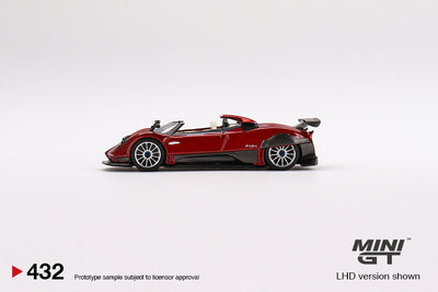 Mini GT Pagani Zonda HP Barchetta Rosso Dubai