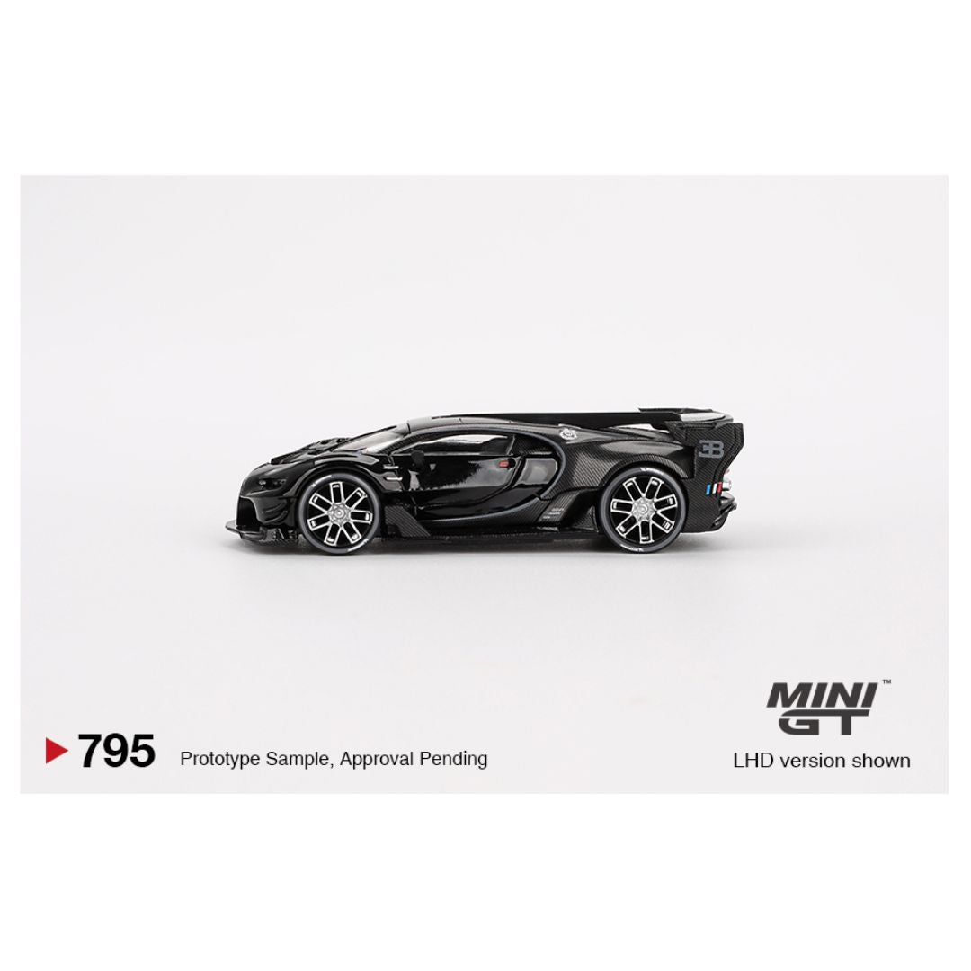 Mini GT #795: Bugatti Vision Gran Turismo Black – Krazy Caterpillar