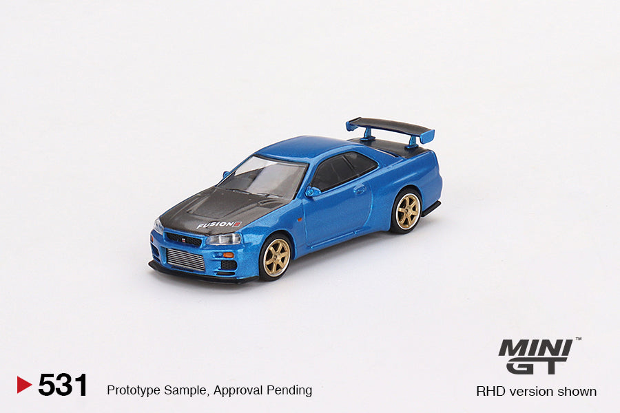 ミニカー MINI GT Top Secret Nissan Skyline GT-R Mini GT Nissan Skyline GT-R (R34) Top Secret Gold Japan