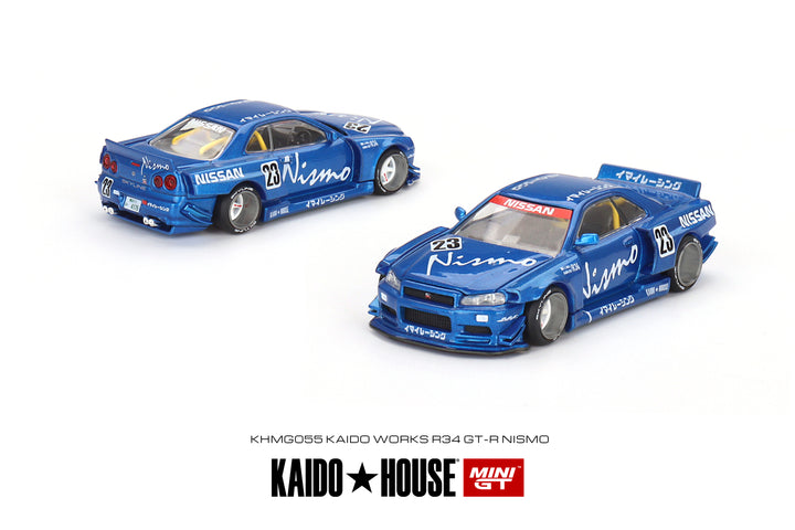 Mini GT Nissan Skyline GT-R (R34) Kaido Works V3 – Krazy Caterpillar
