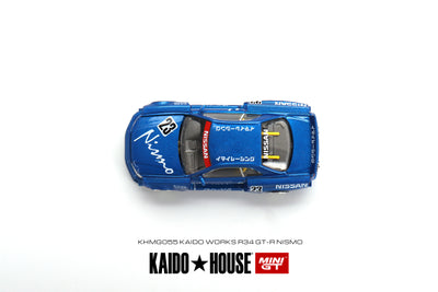 Mini GT Nissan Skyline GT-R (R34) Kaido Works V3