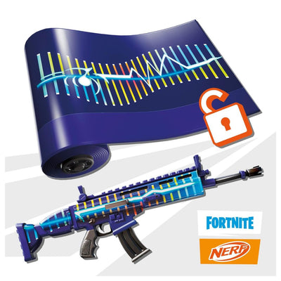 Nerf Fortnite Blue Shock Dart Blaster