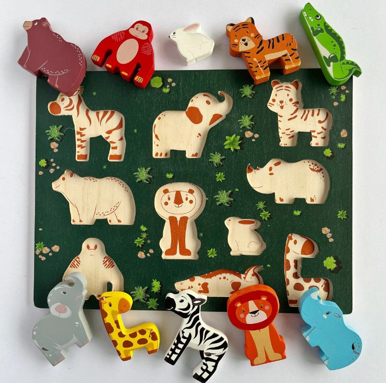 Open Ended Chunky Puzzle - Animals