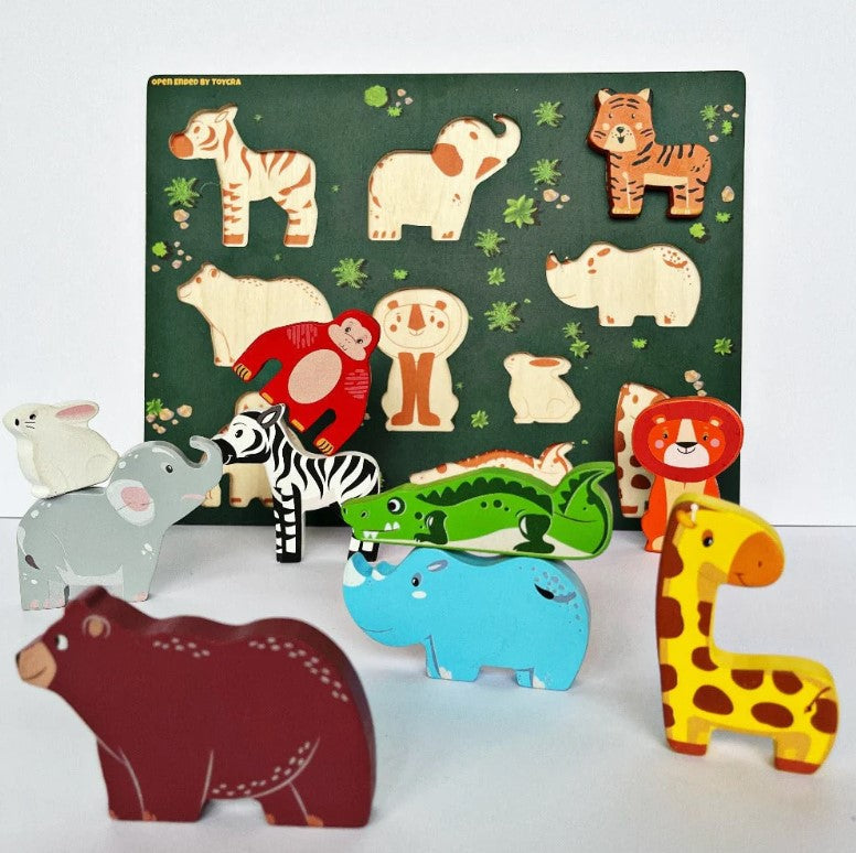 Open Ended Chunky Puzzle - Animals