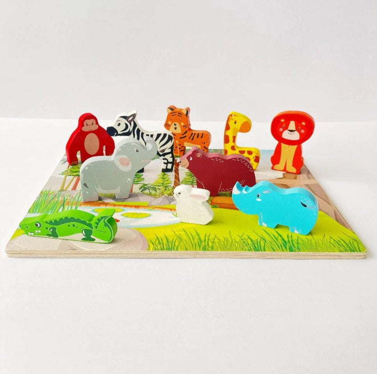 Open Ended Chunky Puzzle - Animals