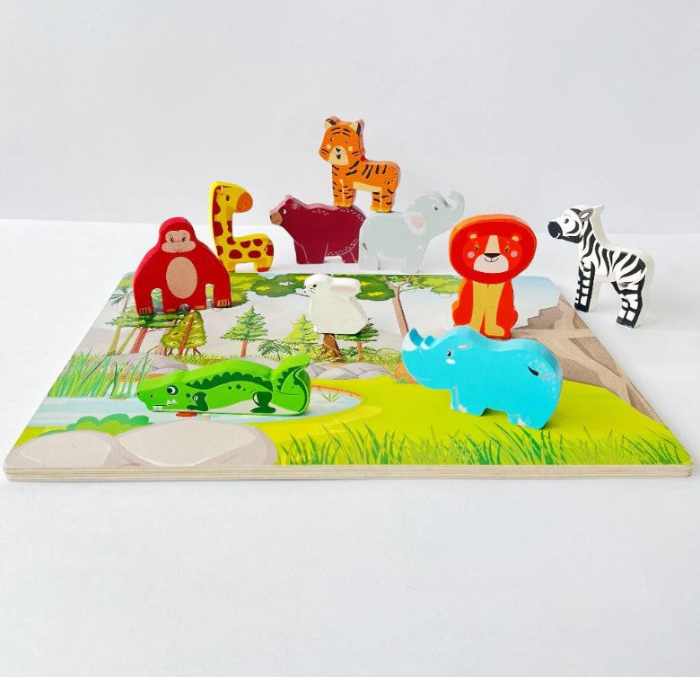 Open Ended Chunky Puzzle - Animals