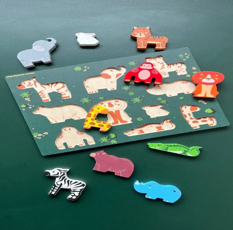 Open Ended Chunky Puzzle - Animals – Krazy Caterpillar