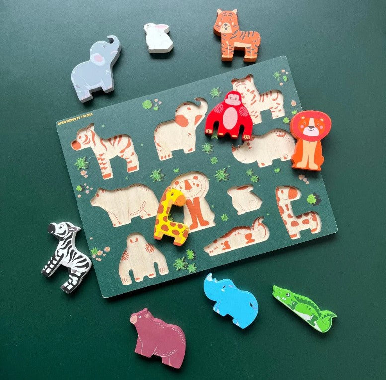 Open Ended Chunky Puzzle - Animals