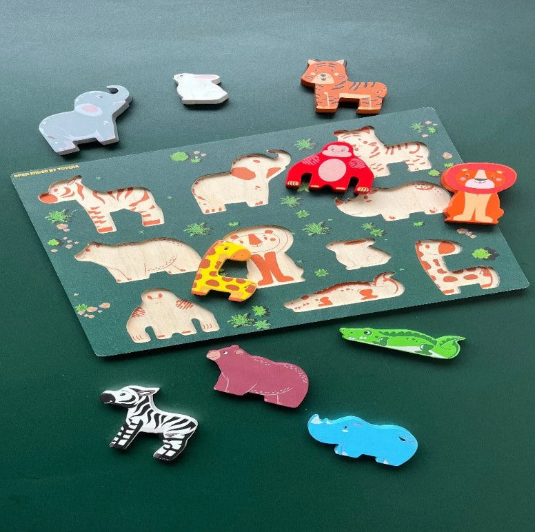 Open Ended Chunky Puzzle - Animals – Krazy Caterpillar