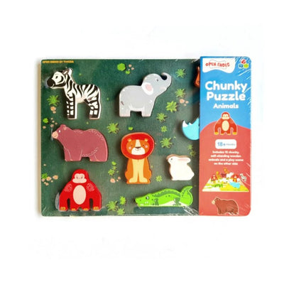 Open Ended Chunky Puzzle - Animals