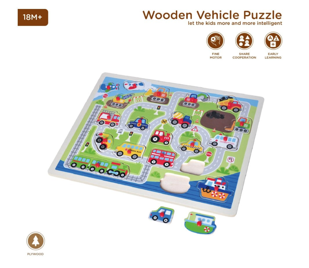 Open Ended: Giant Peg Puzzle - Vehicles