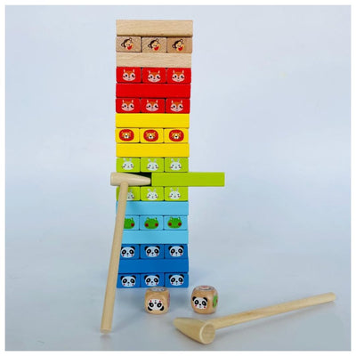 Open Ended: Jungle Tumble - Wooden Stacking Game