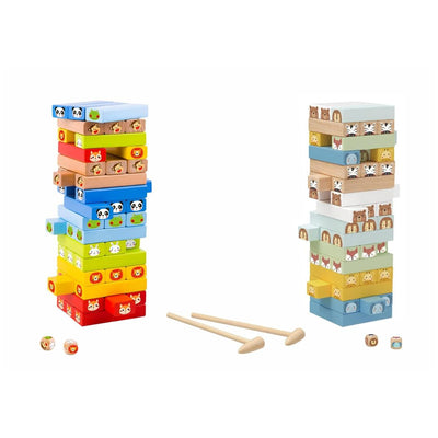 Open Ended: Jungle Tumble - Wooden Stacking Game