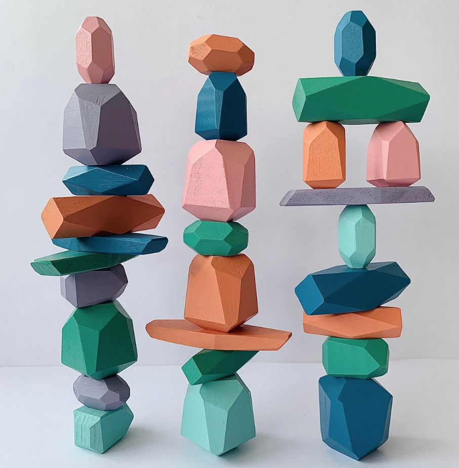 Open Ended Stack It Up - 28 pcs Balancing Stones