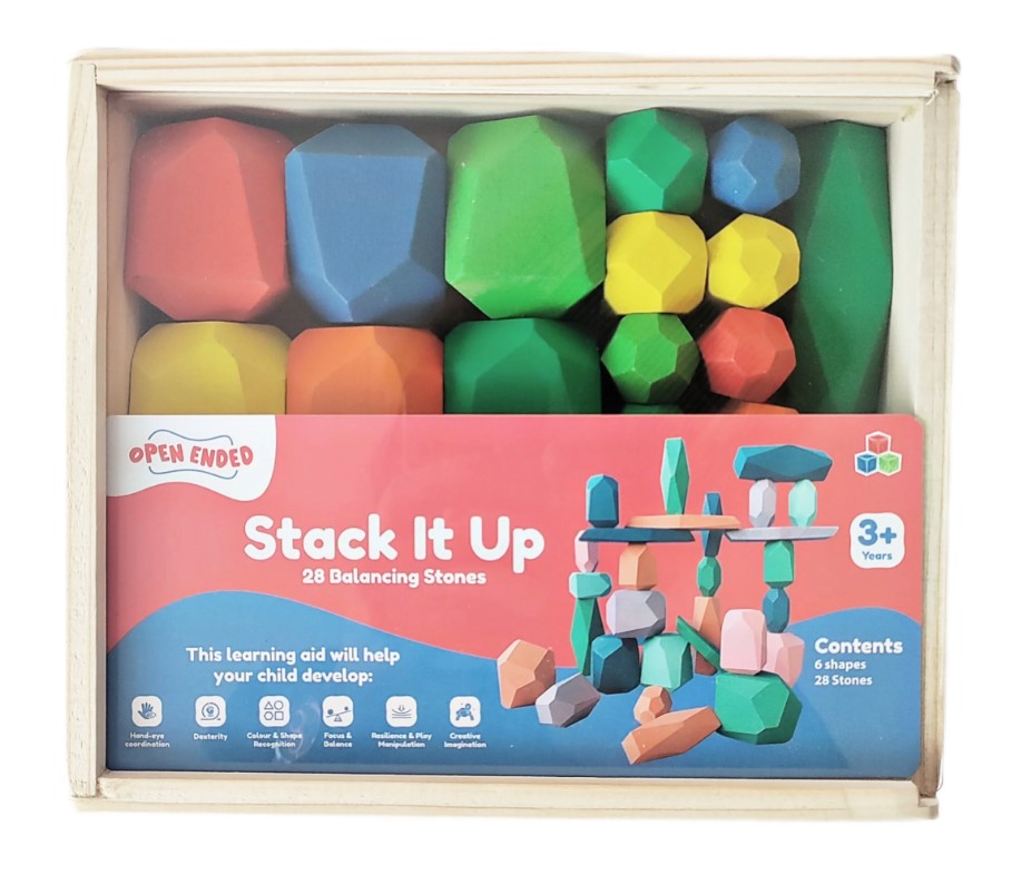 Open Ended Stack It Up - 28 pcs Balancing Stones