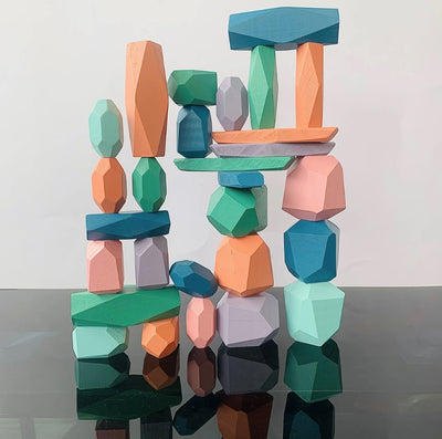 Open Ended Stack It Up - 28 pcs Balancing Stones