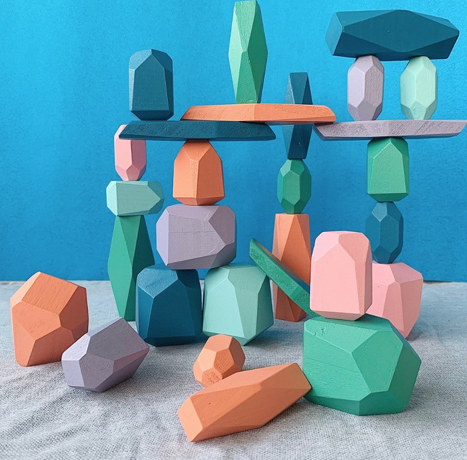 Open Ended Stack It Up - 28 pcs Balancing Stones