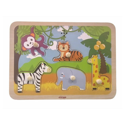 Open Ended Wooden Sound Puzzle - Jungle