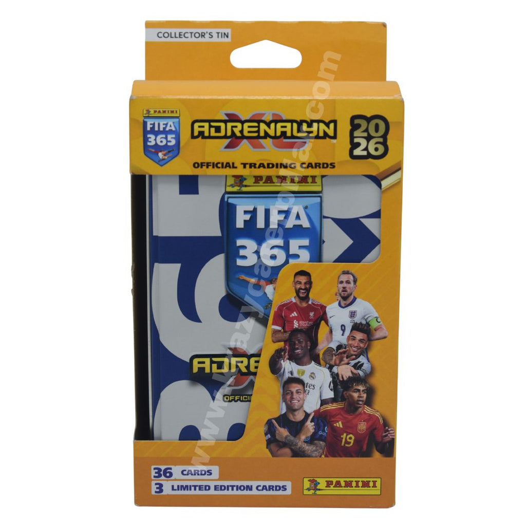 Panani: Fifa 365 Adrenalyn XL - Collector's Tin Trading Card 39 Count - Blue Tin Box
