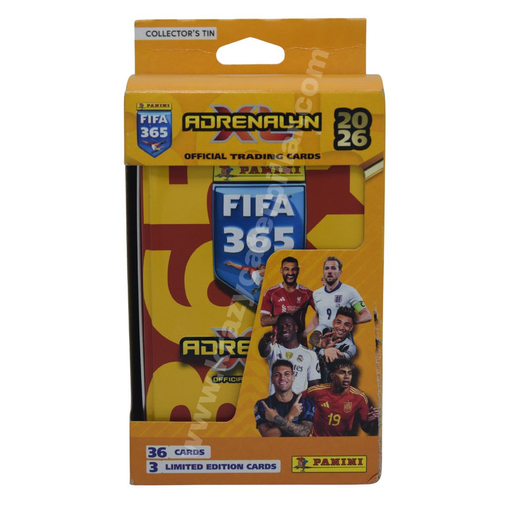 Panani: Fifa 365 Adrenalyn XL - Collector's Tin Trading Card 39 Count - Orange Tin Box