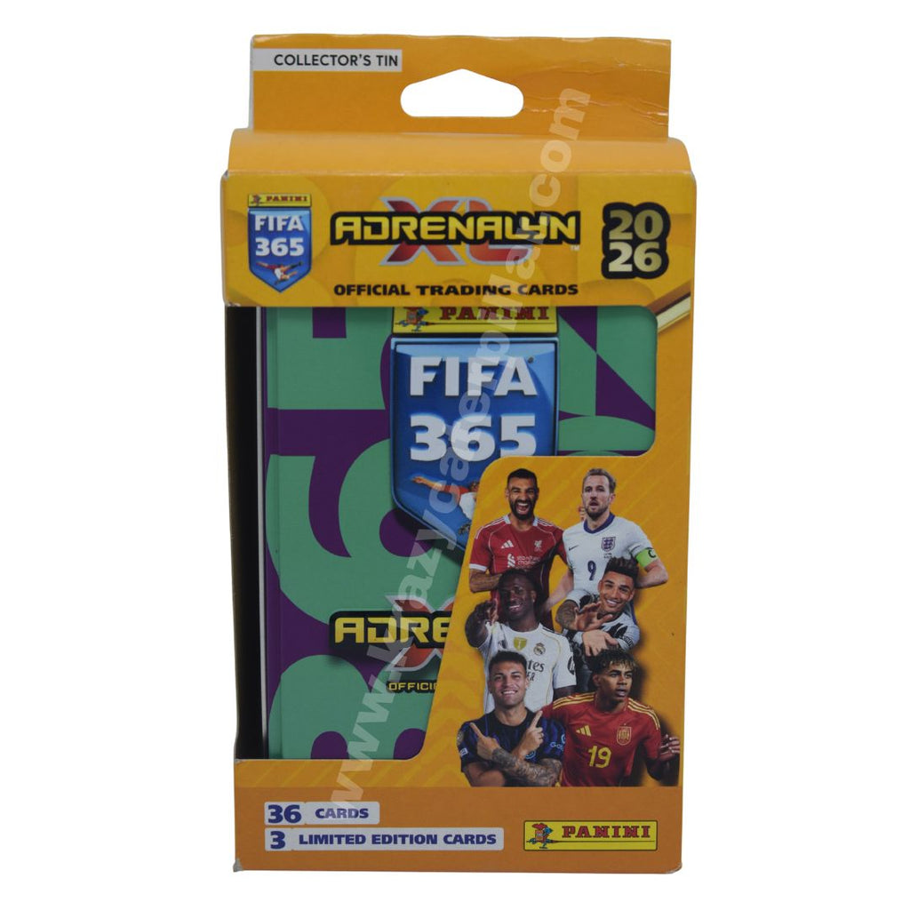Panani: Fifa 365 Adrenalyn XL - Collector's Tin Trading Card 39 Count - Purple Tin Box