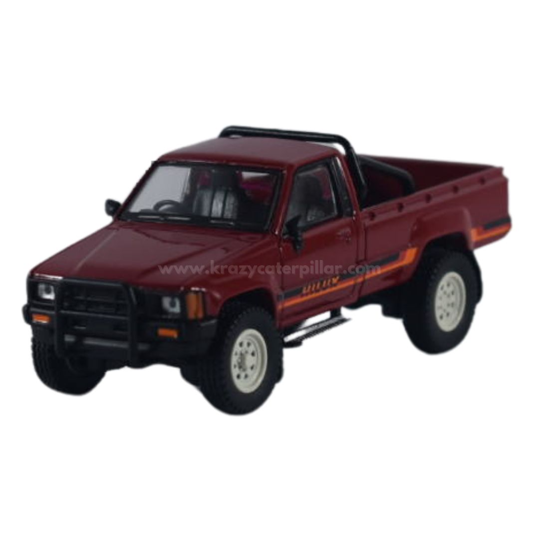 Para64 1984 Toyota Hilux Single Cab Red - 1:64 Die Cast Scale Model