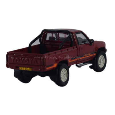 Para64 1984 Toyota Hilux Single Cab Red - 1:64 Die Cast Scale Model