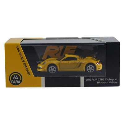 Para64 2012 RUF CTR3 Clubsport Blossom Yellow - 1:64 Die Cast Scale Model