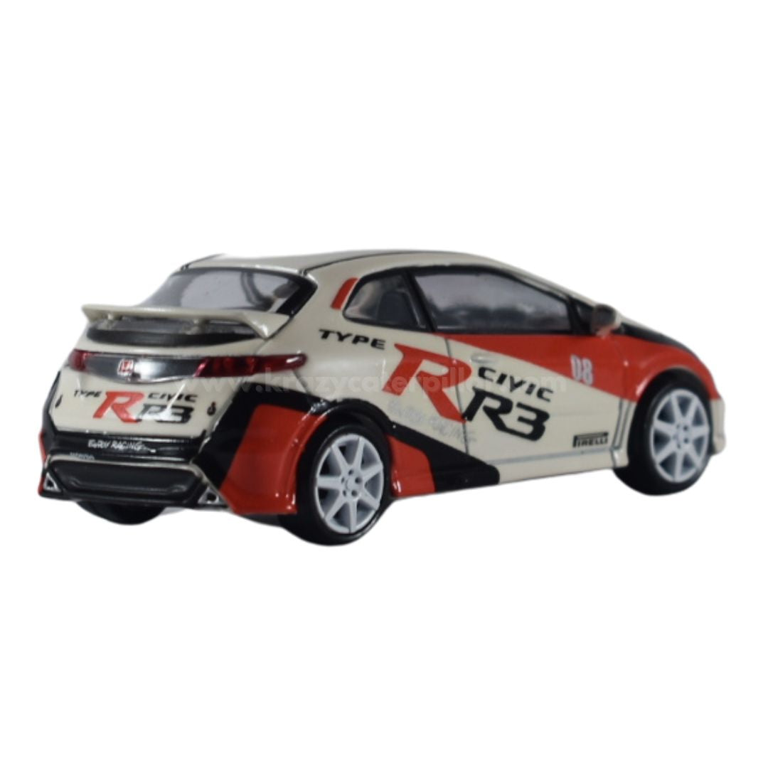 Para64 2007 Honda Civic Type R FN2 Race Livery - 1:64 Die-Cast Scale Model