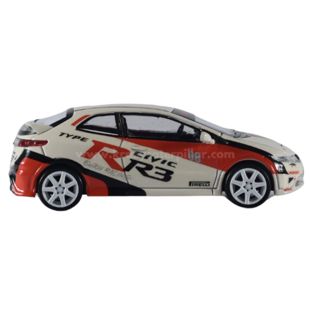 Para64 2007 Honda Civic Type R FN2 Race Livery - 1:64 Die-Cast Scale Model