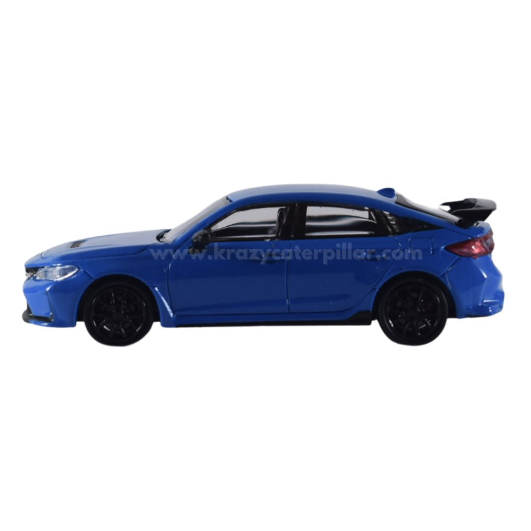 Para64 2023 Honda Civic Type R Boost Blue Pearl - 1:64 Die-Cast Scale Model