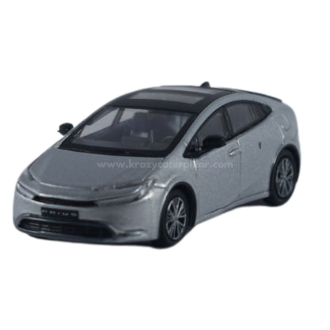 Para64 2023 Toyota Prius Cutting Edge Silver - 1:64 Dis Cast Scale Model