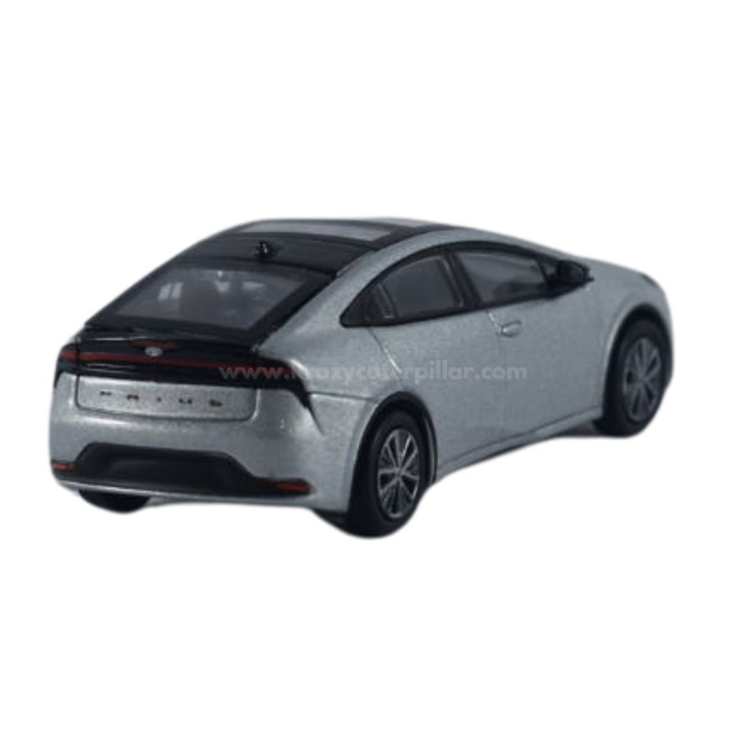 Para64 2023 Toyota Prius Cutting Edge Silver - 1:64 Dis Cast Scale Model