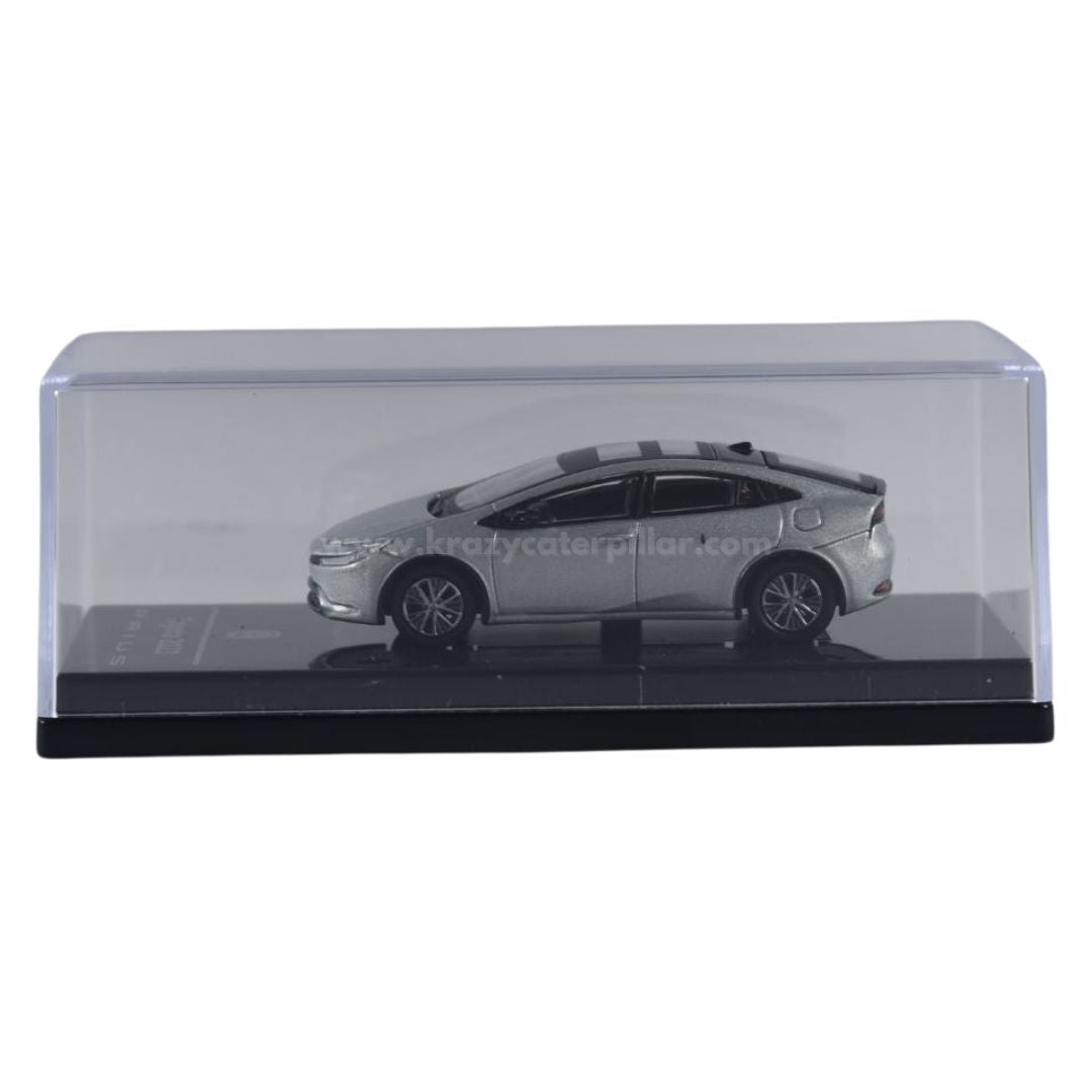 Para64 2023 Toyota Prius Cutting Edge Silver - 1:64 Dis Cast Scale Model