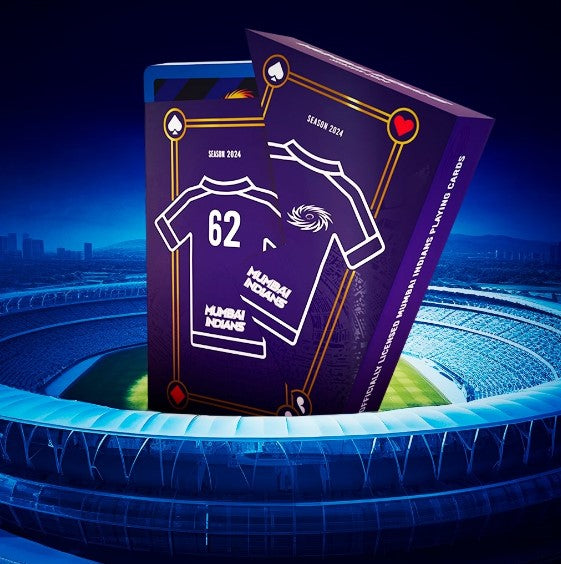 Mumbai Indians MI: Plastic Poker Playing Cards Swivel Pack | Parksons Cartamundi
