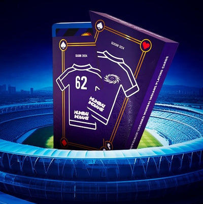 Mumbai Indians MI: Plastic Poker Playing Cards Swivel Pack | Parksons Cartamundi