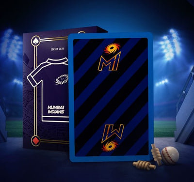 Mumbai Indians MI: Plastic Poker Playing Cards Swivel Pack | Parksons Cartamundi