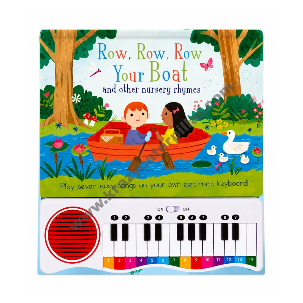 Parragon: Piano Book Row, Row, Row Your Boat and Other Play Nursery Rhymes - Board Book