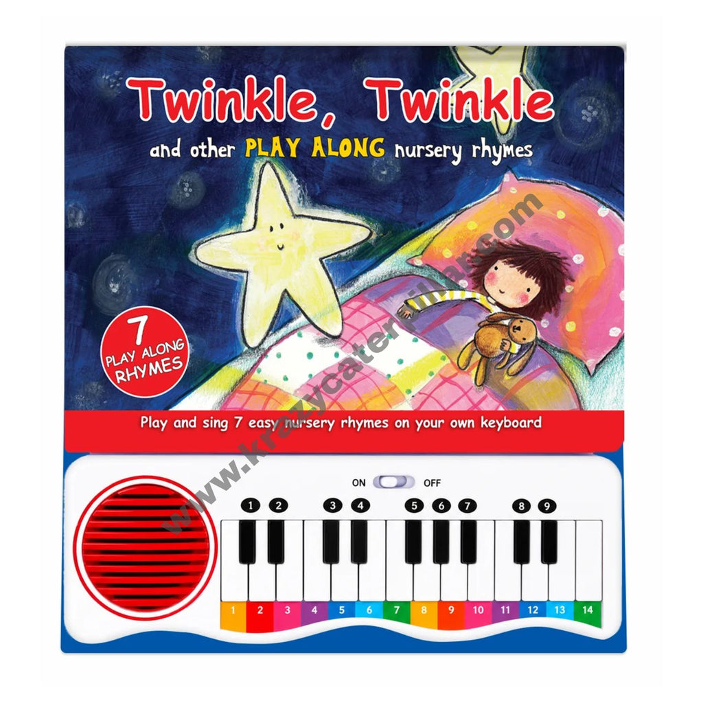 Parragon: Piano Book Twinkle Twinkle and Other Play Nursery Rhymes - Board Book