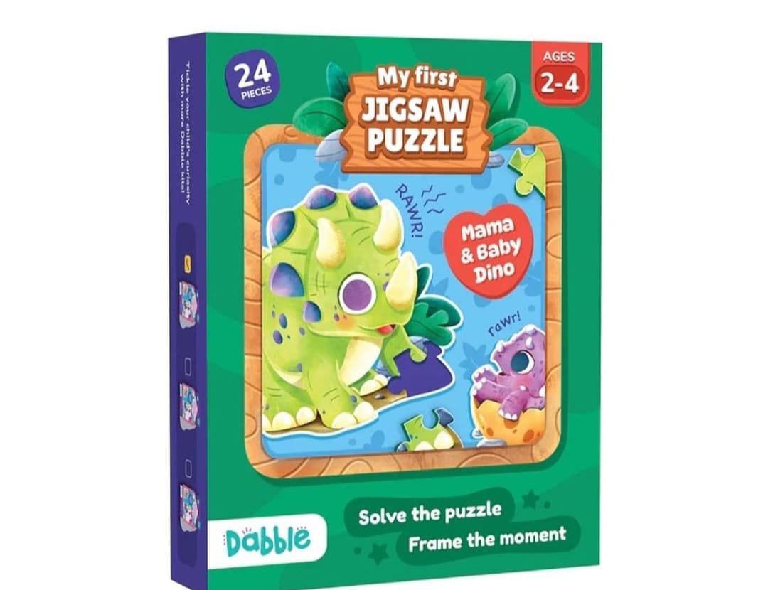 LoveDabble: My First Jigsaw Puzzle - Mama & Baby Dino