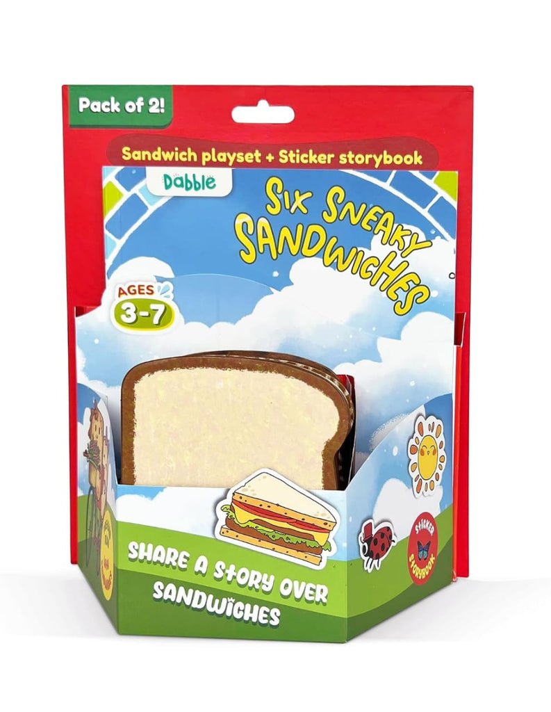 LoveDabble: Six Sneaky Sandwiches: Pretend Play Set