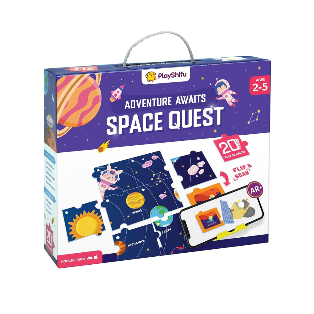 PlayShifu: Adventure Awaits-Spacequest- AR Flash Card & Puzzle