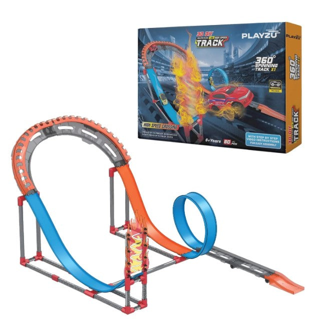 Playzu High Speed Pull Back - Rally Track Set