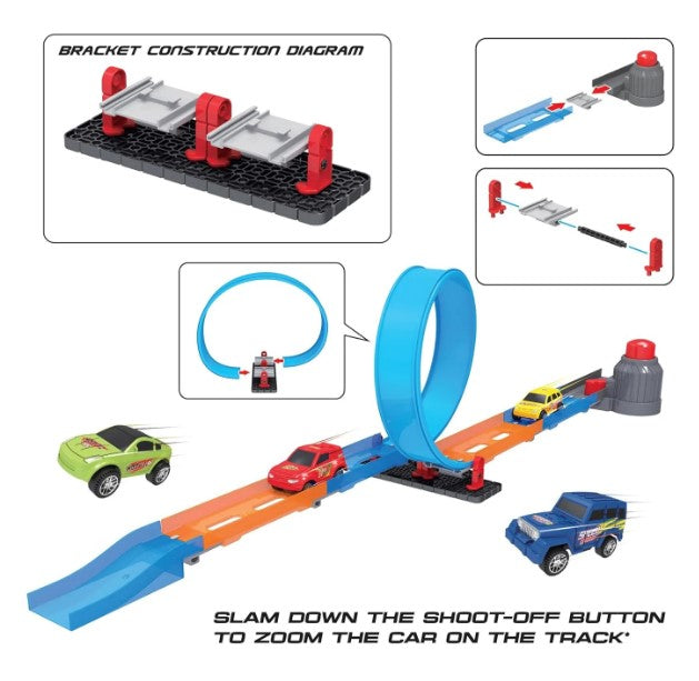 Playzu Shoot Off Track Set Single Loop